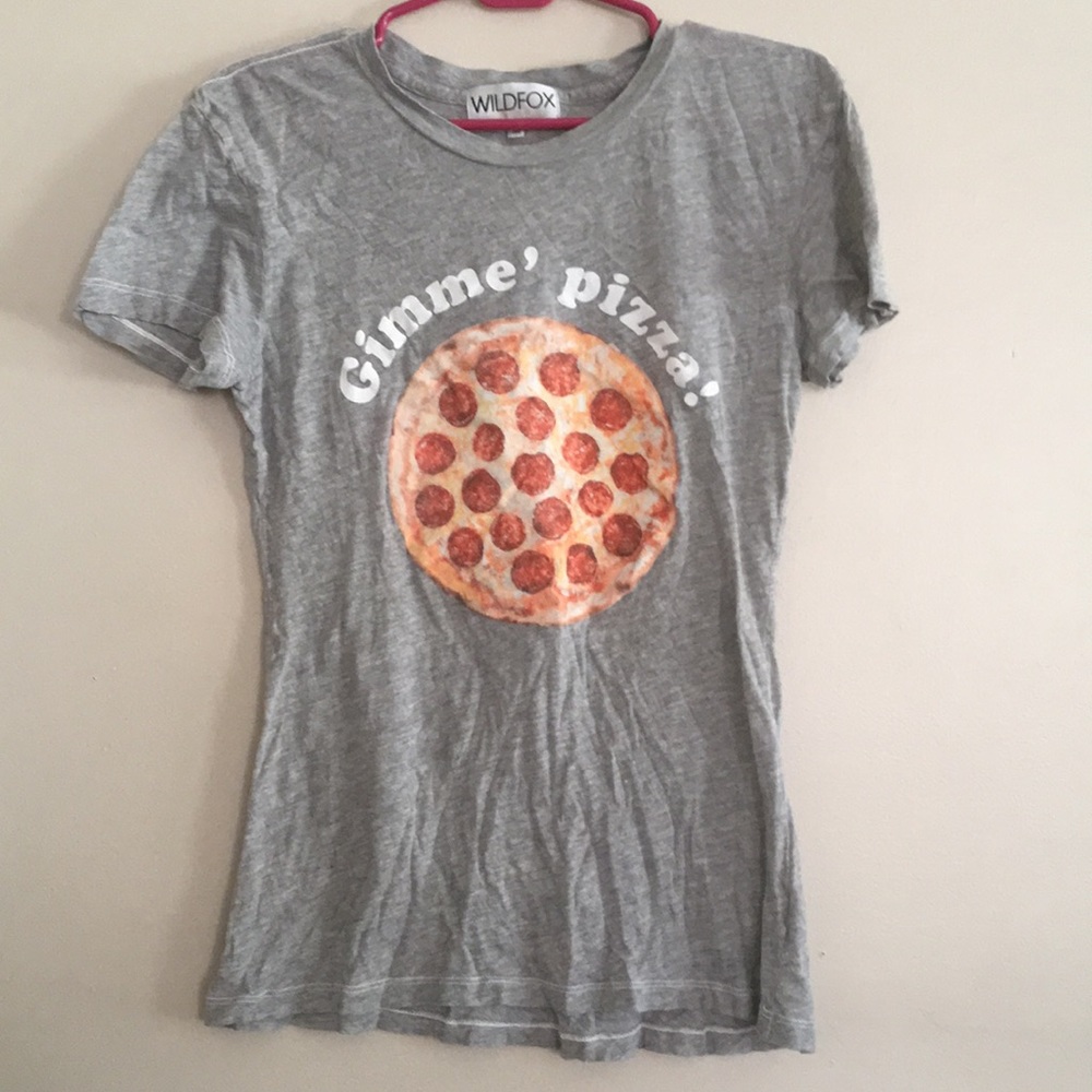 Wildfox Pizza Graphic Tee